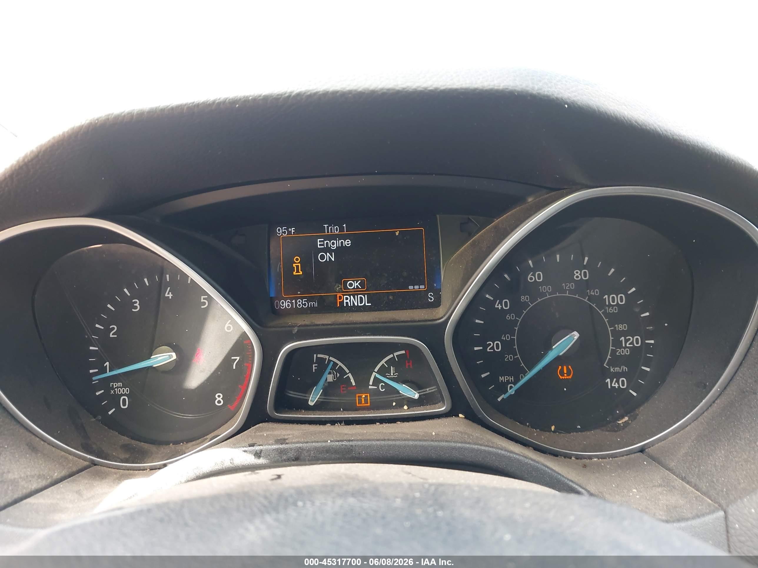 2015 Ford Focus Se Gray vin: 1FADP3F29FL363451