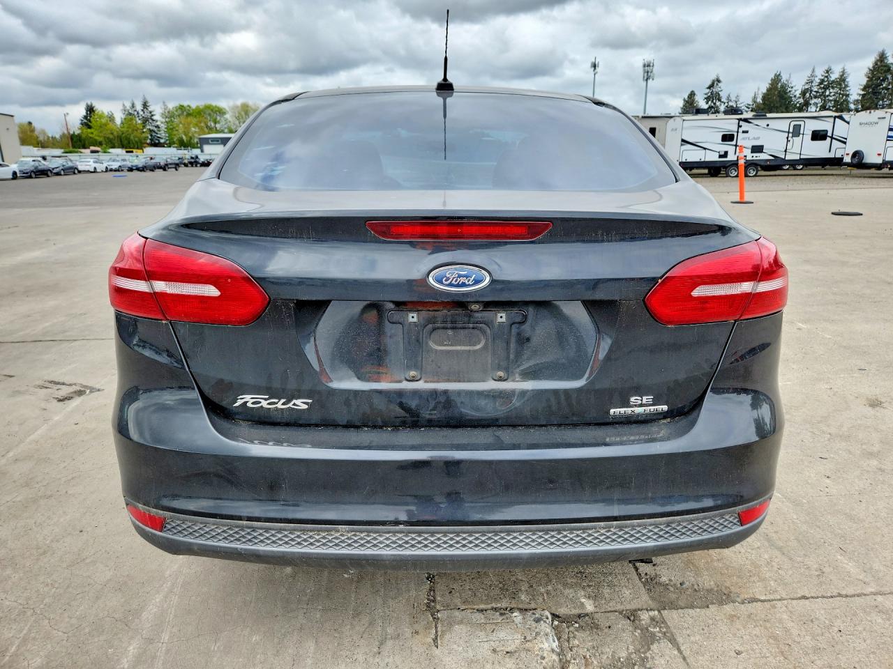 2015 Ford Focus Se Black vin: 1FADP3F29FL379813
