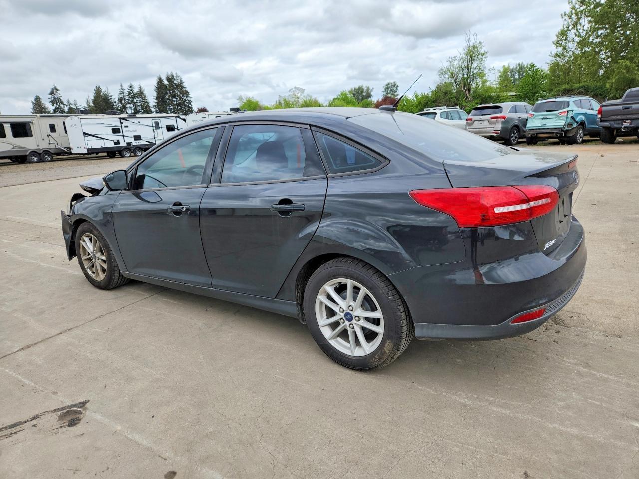 2015 Ford Focus Se Black vin: 1FADP3F29FL379813