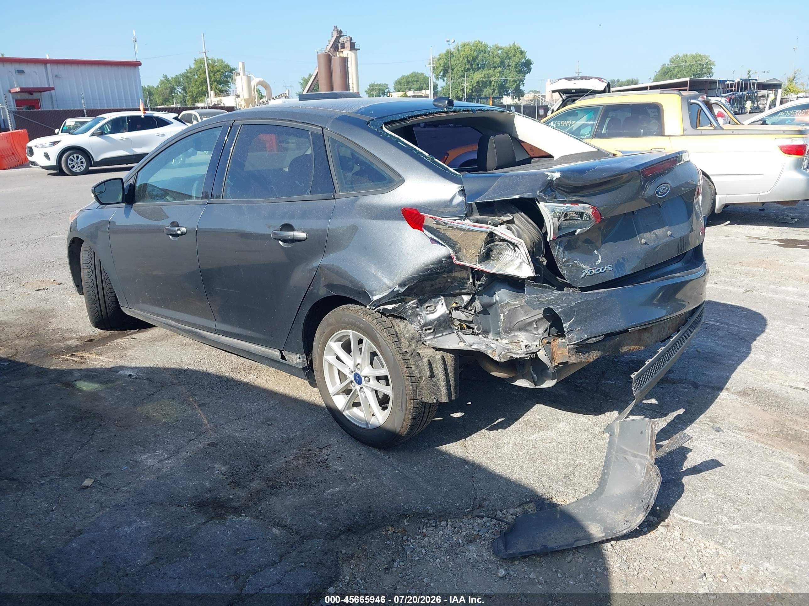 2015 Ford Focus Se Silver vin: 1FADP3F29FL379892