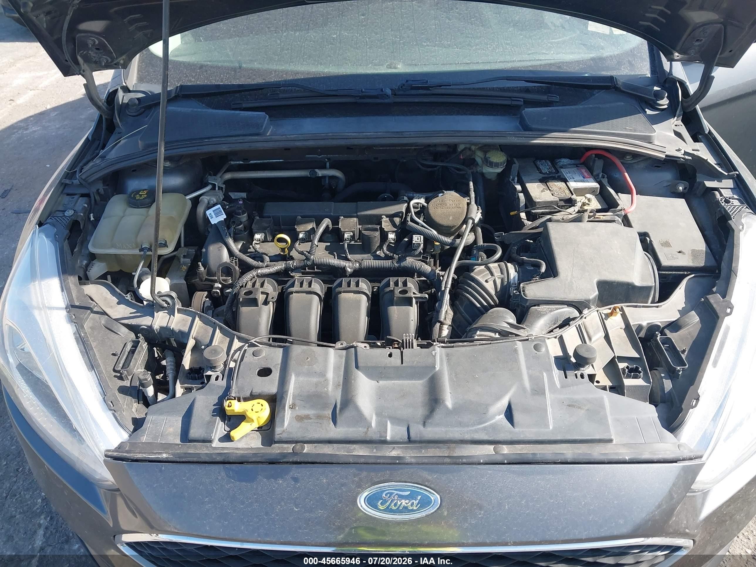 2015 Ford Focus Se Silver vin: 1FADP3F29FL379892