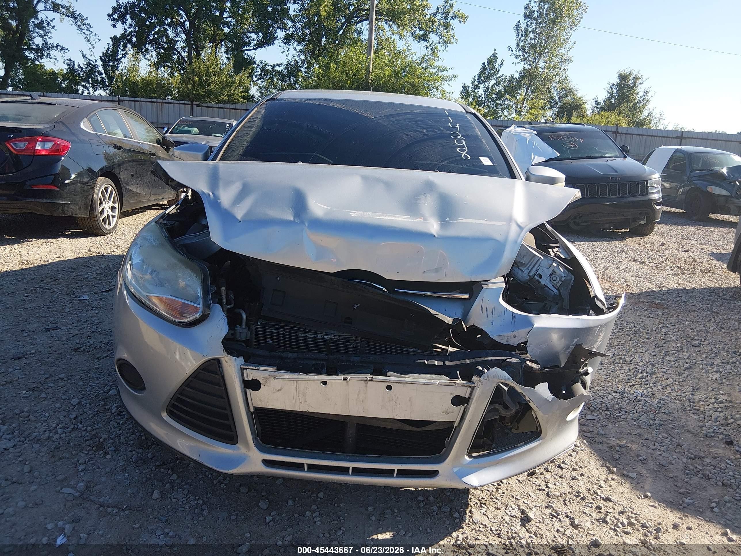 2013 Ford Focus Se Silver vin: 1FADP3F2XDL114248