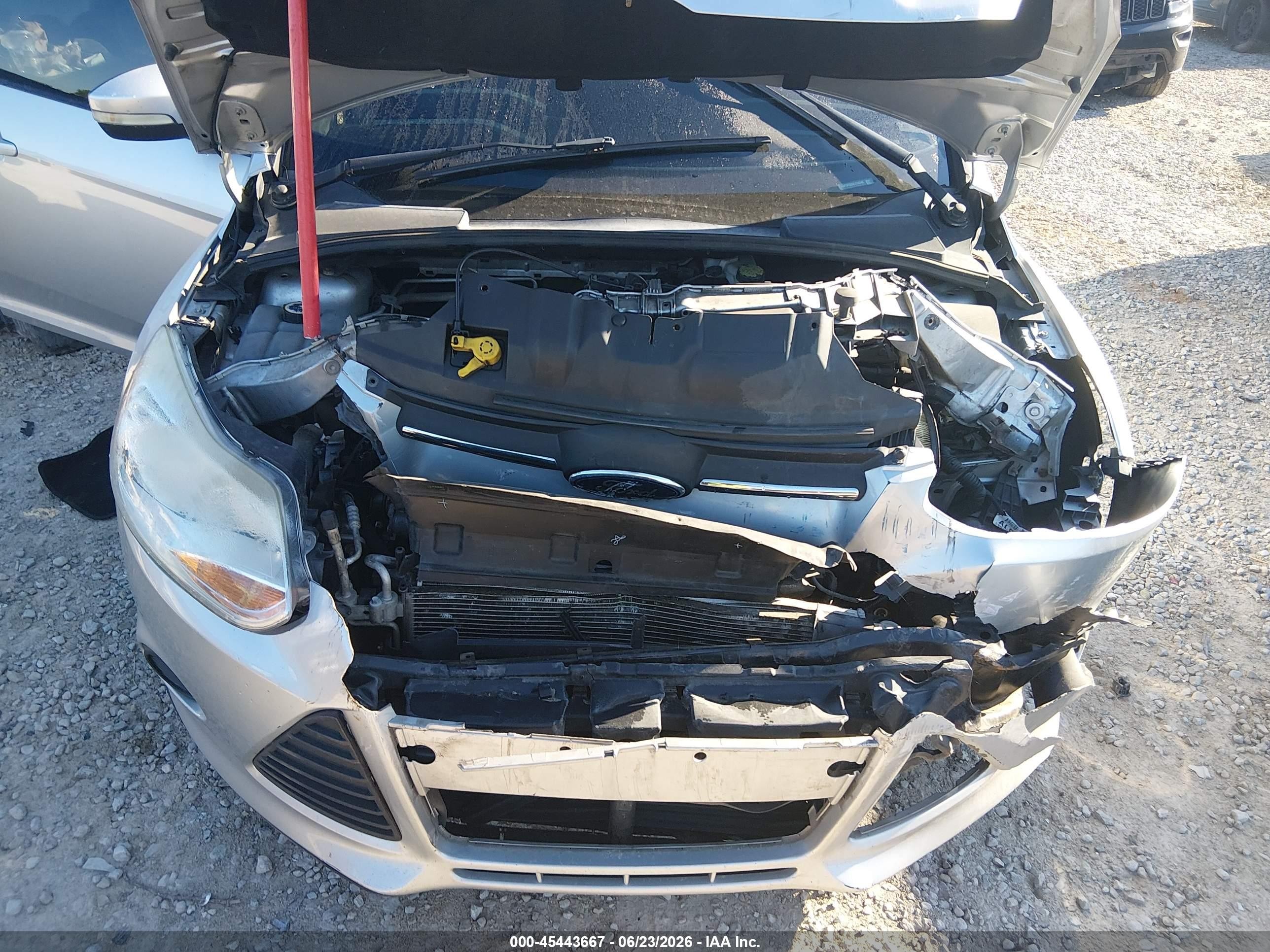 2013 Ford Focus Se Silver vin: 1FADP3F2XDL114248