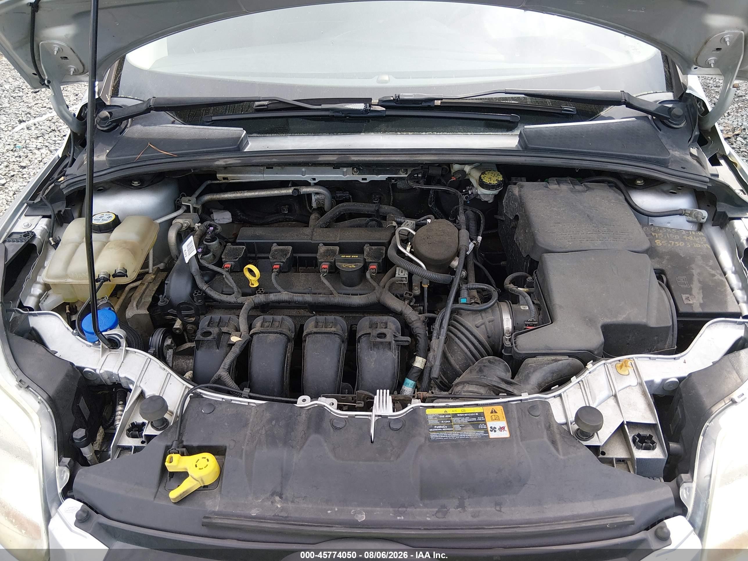 2013 Ford Focus Se Silver vin: 1FADP3F2XDL135357