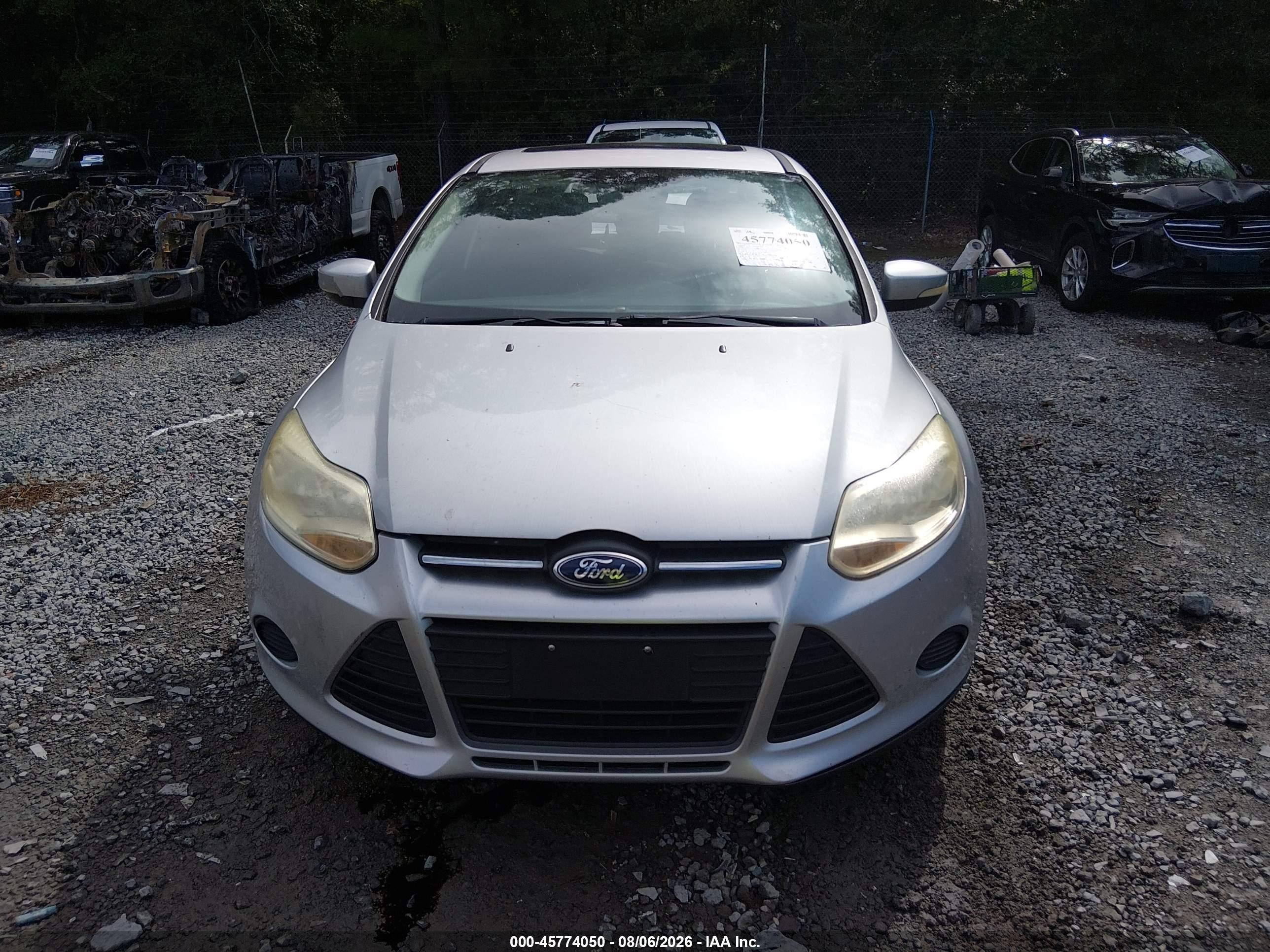 2013 Ford Focus Se Silver vin: 1FADP3F2XDL135357