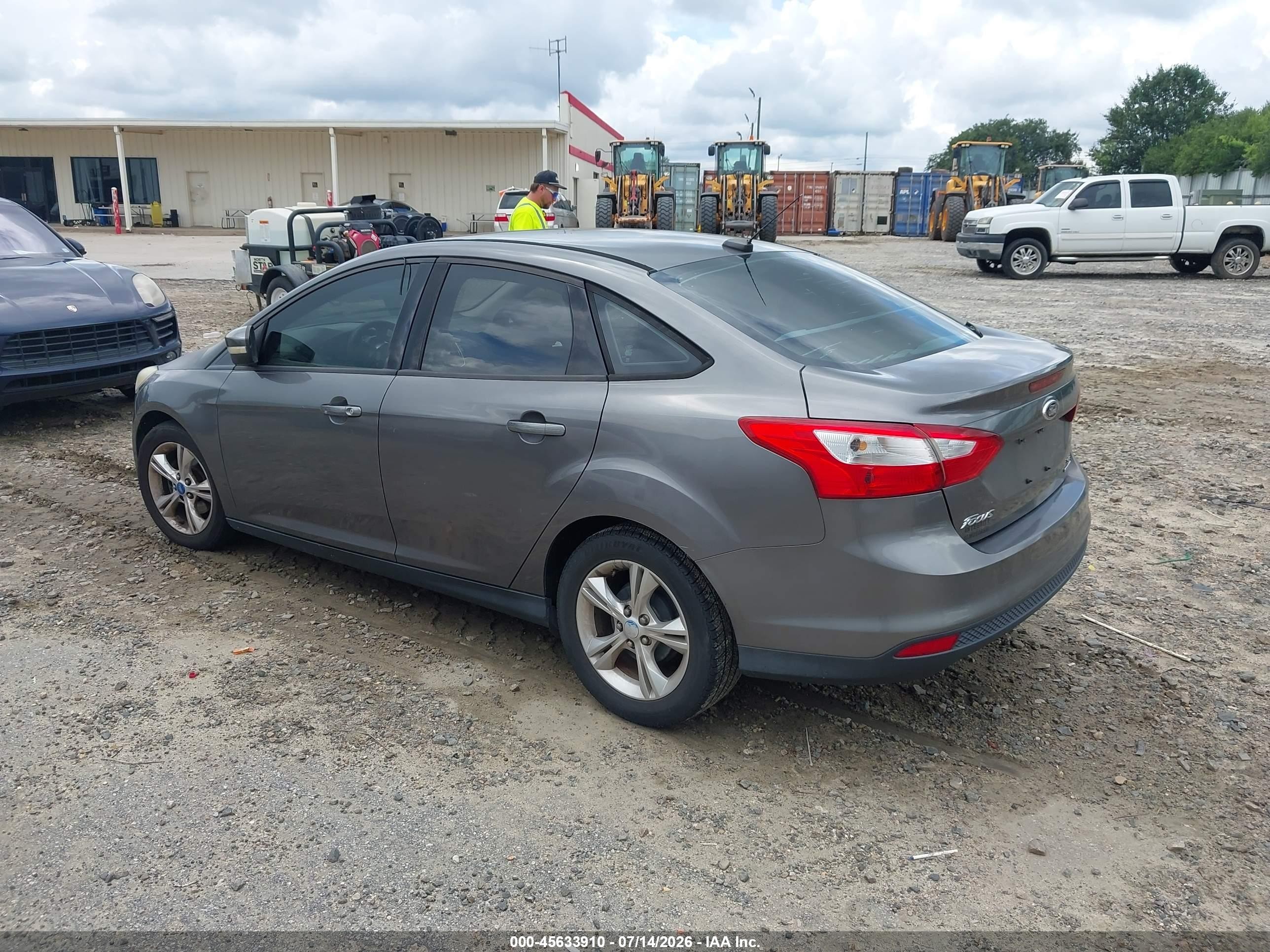 2013 Ford Focus Se Серый vin: 1FADP3F2XDL136296