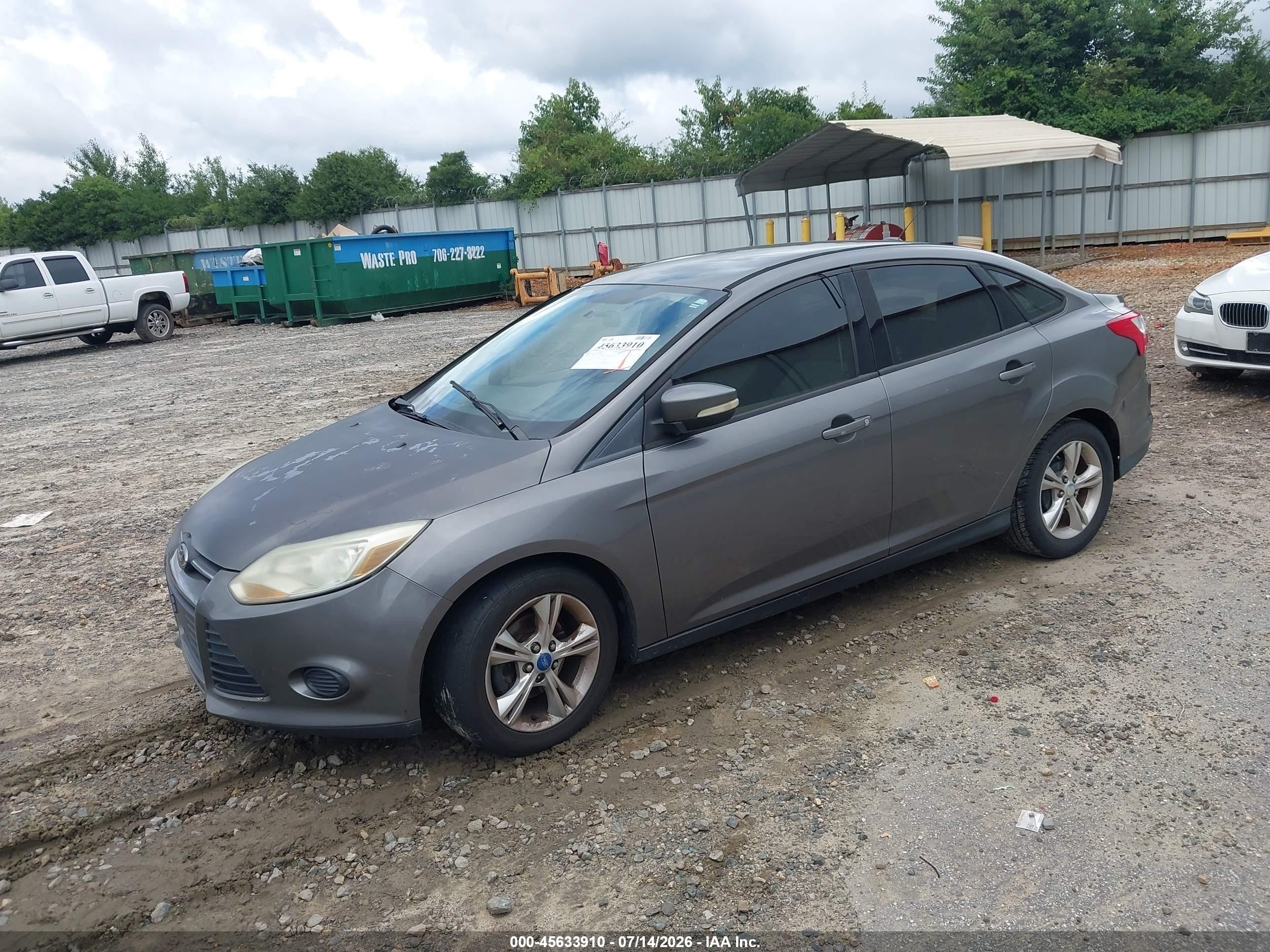 2013 Ford Focus Se Серый vin: 1FADP3F2XDL136296