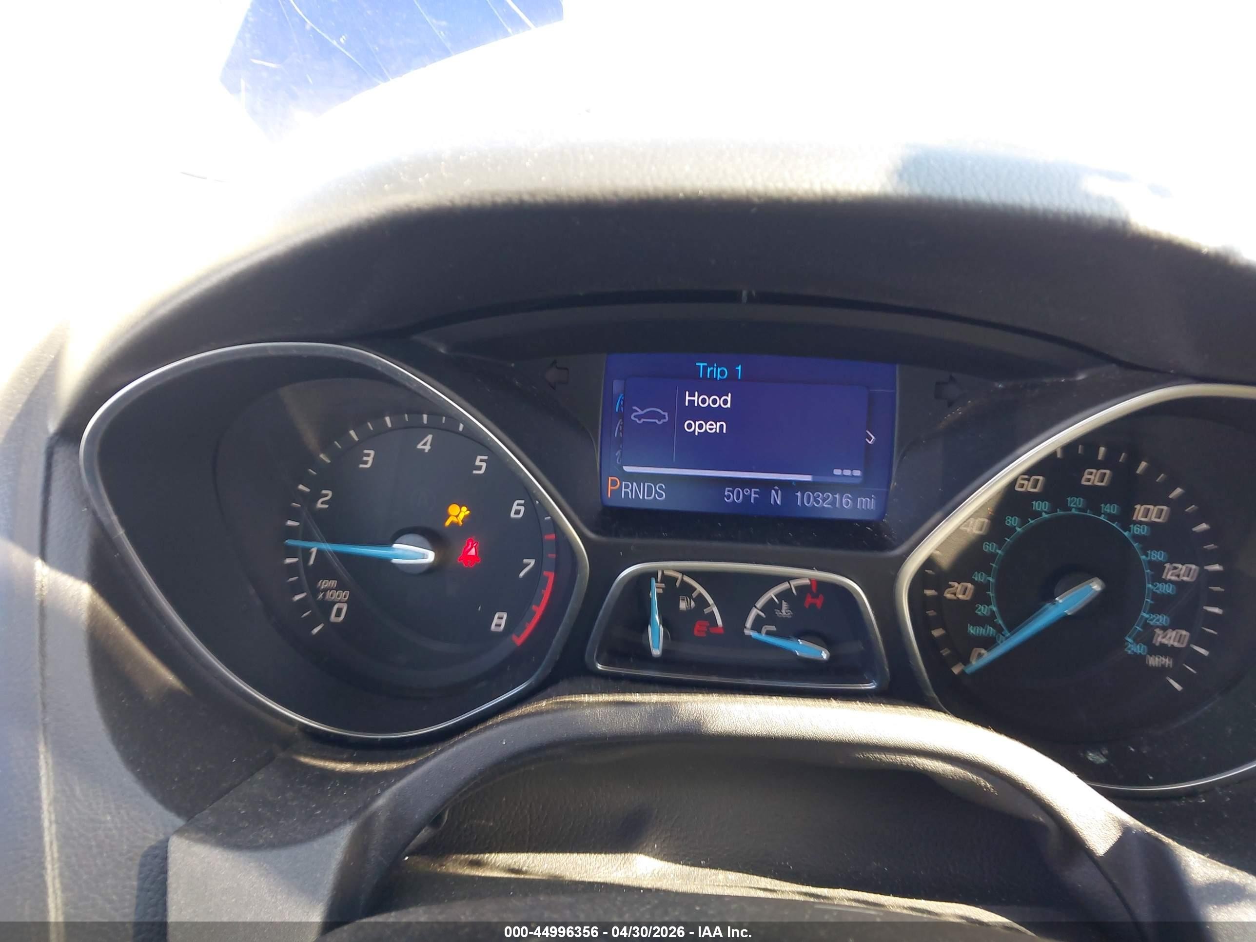 2013 Ford Focus Se Blue vin: 1FADP3F2XDL151882