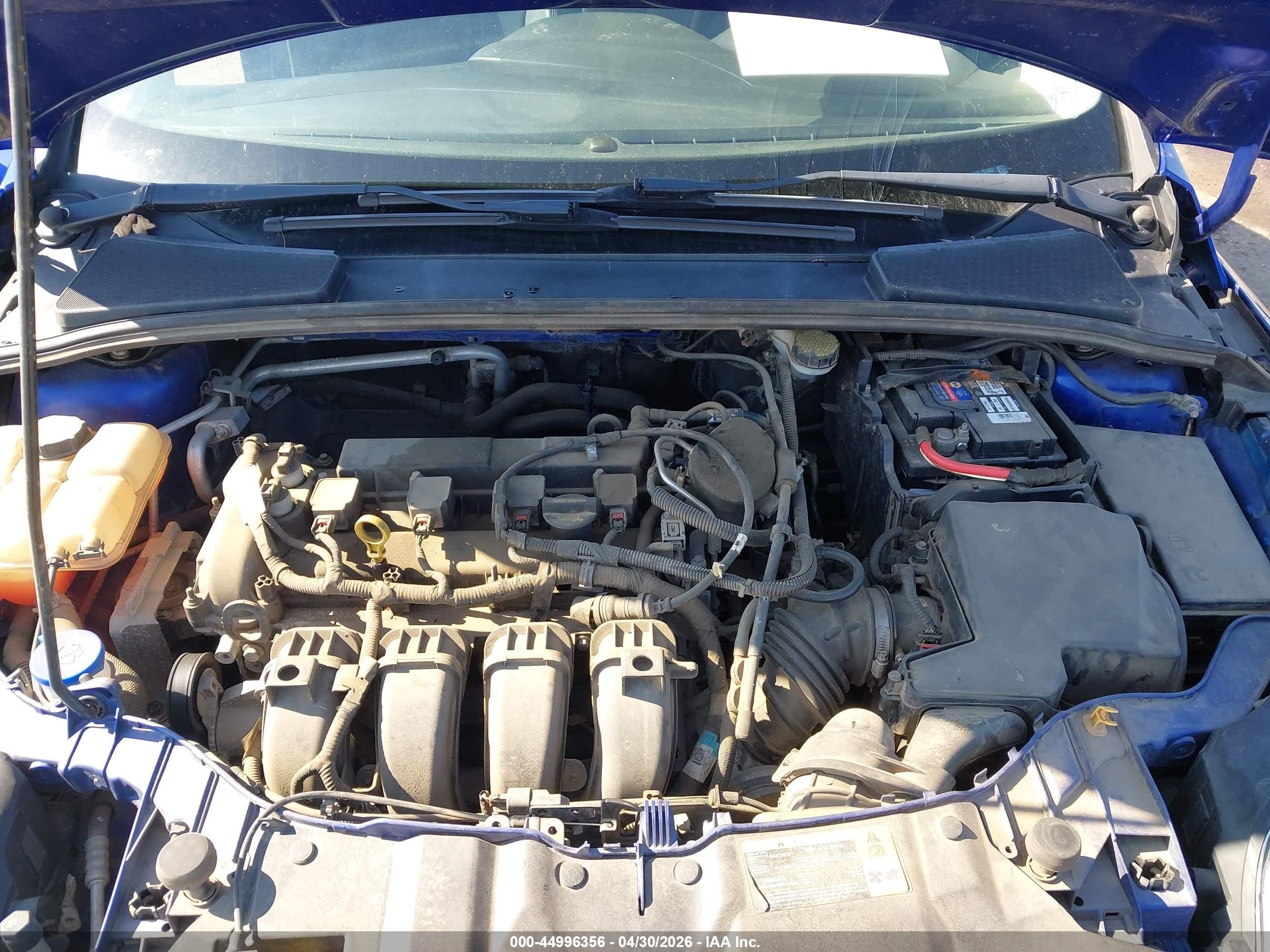 2013 Ford Focus Se Blue vin: 1FADP3F2XDL151882