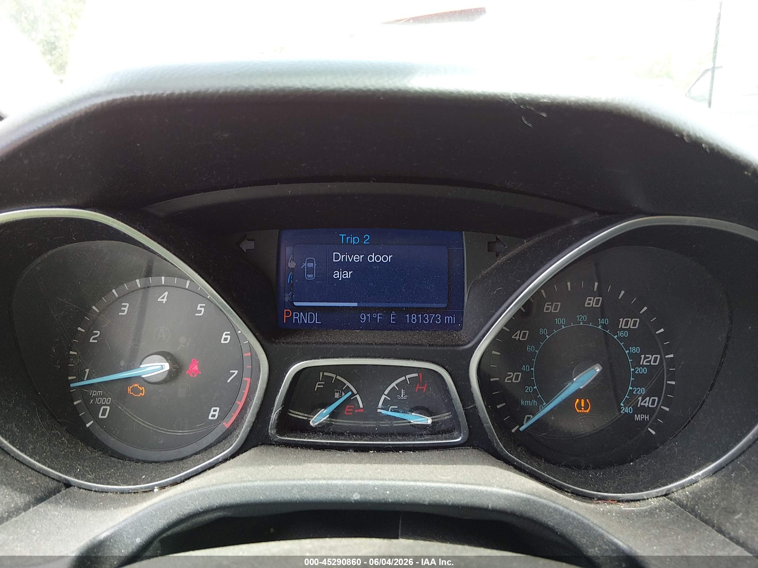 2013 Ford Focus Se Red vin: 1FADP3F2XDL153292