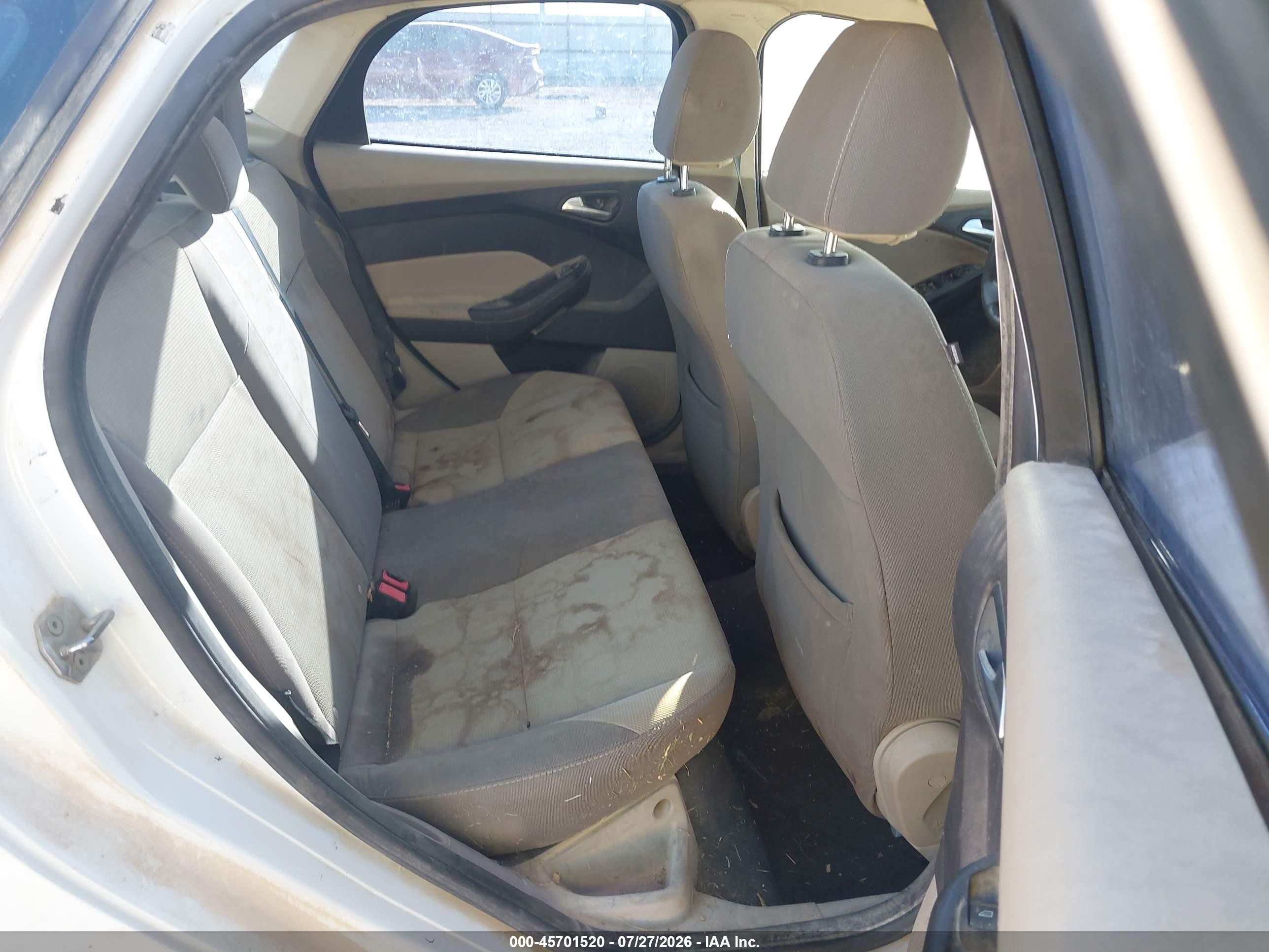 2013 Ford Focus Se White vin: 1FADP3F2XDL183263