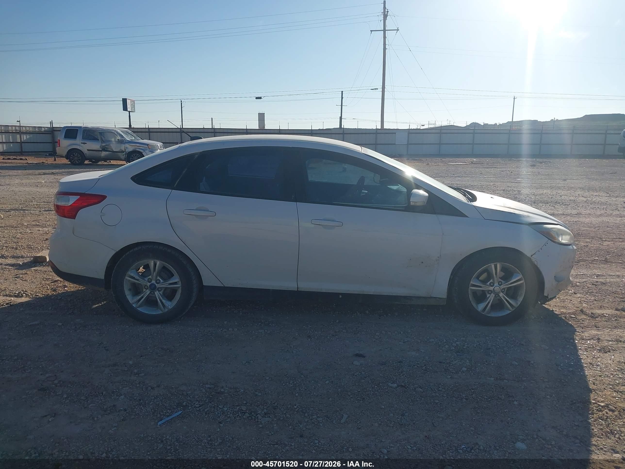 2013 Ford Focus Se White vin: 1FADP3F2XDL183263