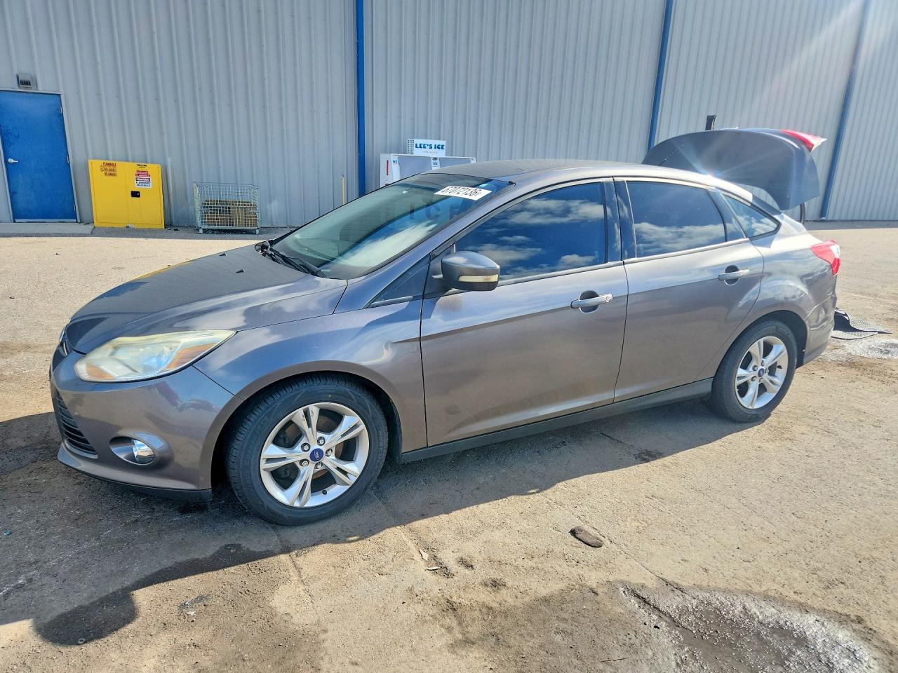 2013 Ford Focus Se Gray vin: 1FADP3F2XDL195140
