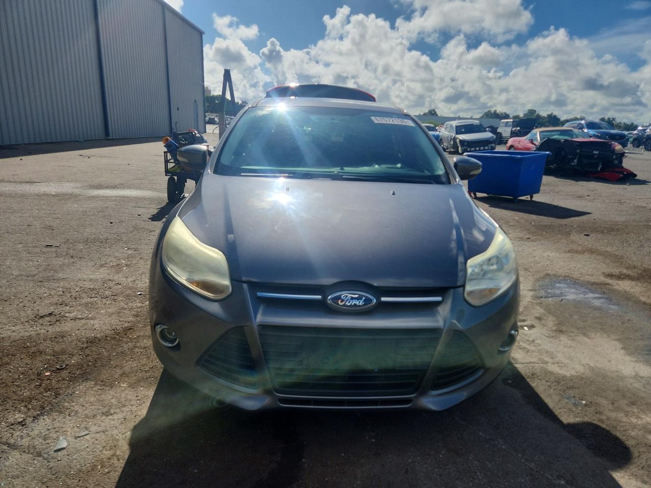 2013 Ford Focus Se Gray vin: 1FADP3F2XDL195140