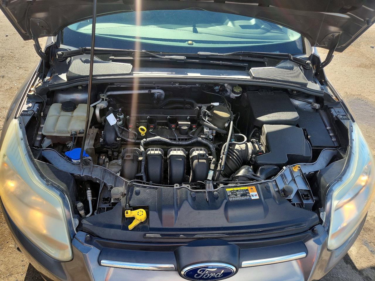 2013 Ford Focus Se Gray vin: 1FADP3F2XDL195140