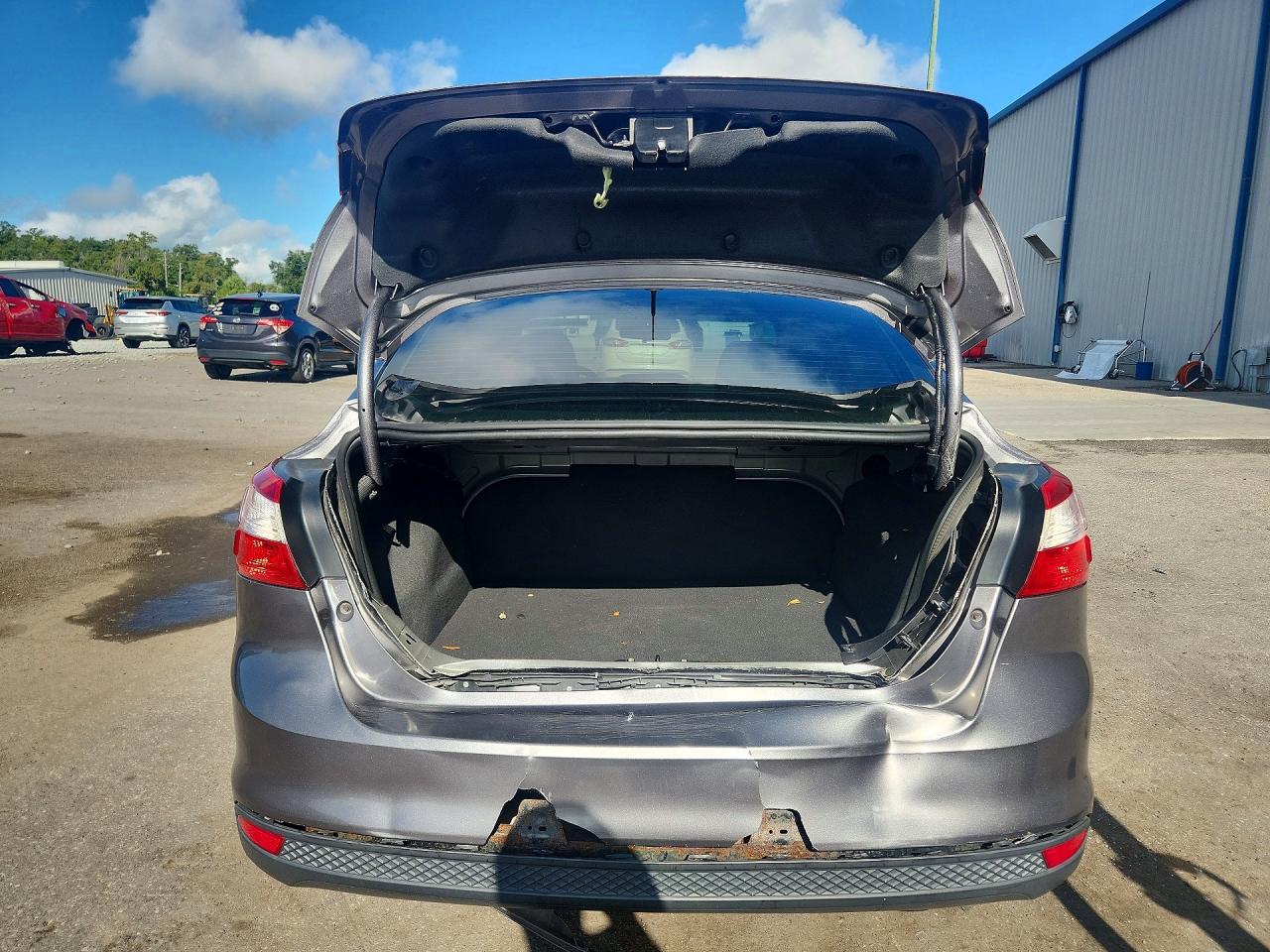2013 Ford Focus Se Gray vin: 1FADP3F2XDL195140
