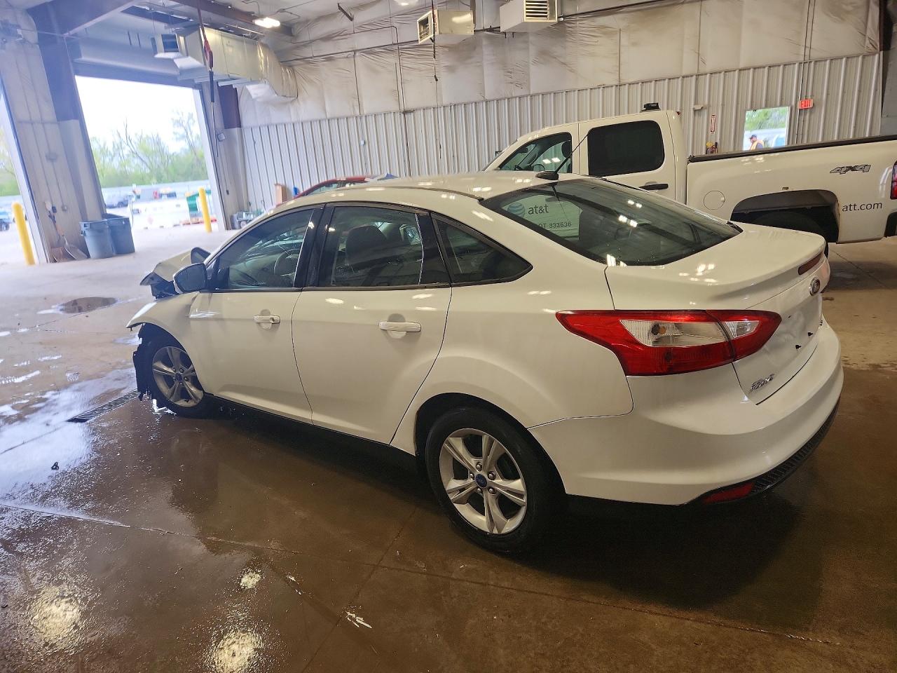 2013 Ford Focus Se White vin: 1FADP3F2XDL208405