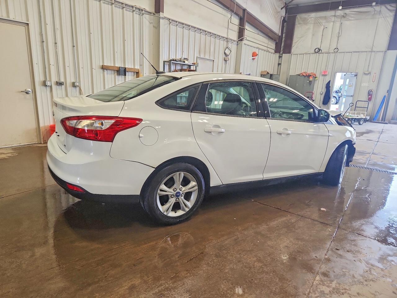 2013 Ford Focus Se White vin: 1FADP3F2XDL208405