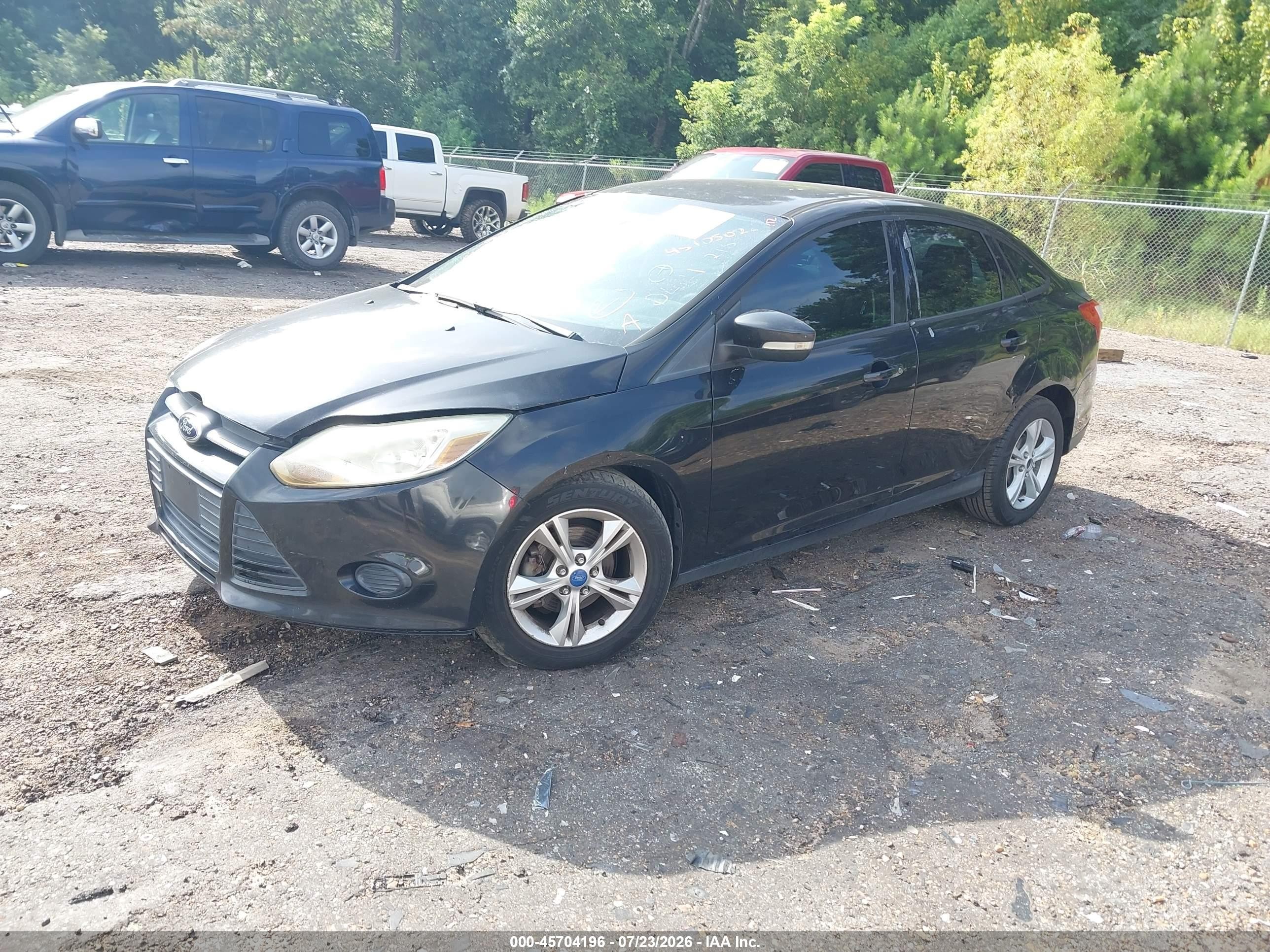 2013 Ford Focus Se Black vin: 1FADP3F2XDL213216