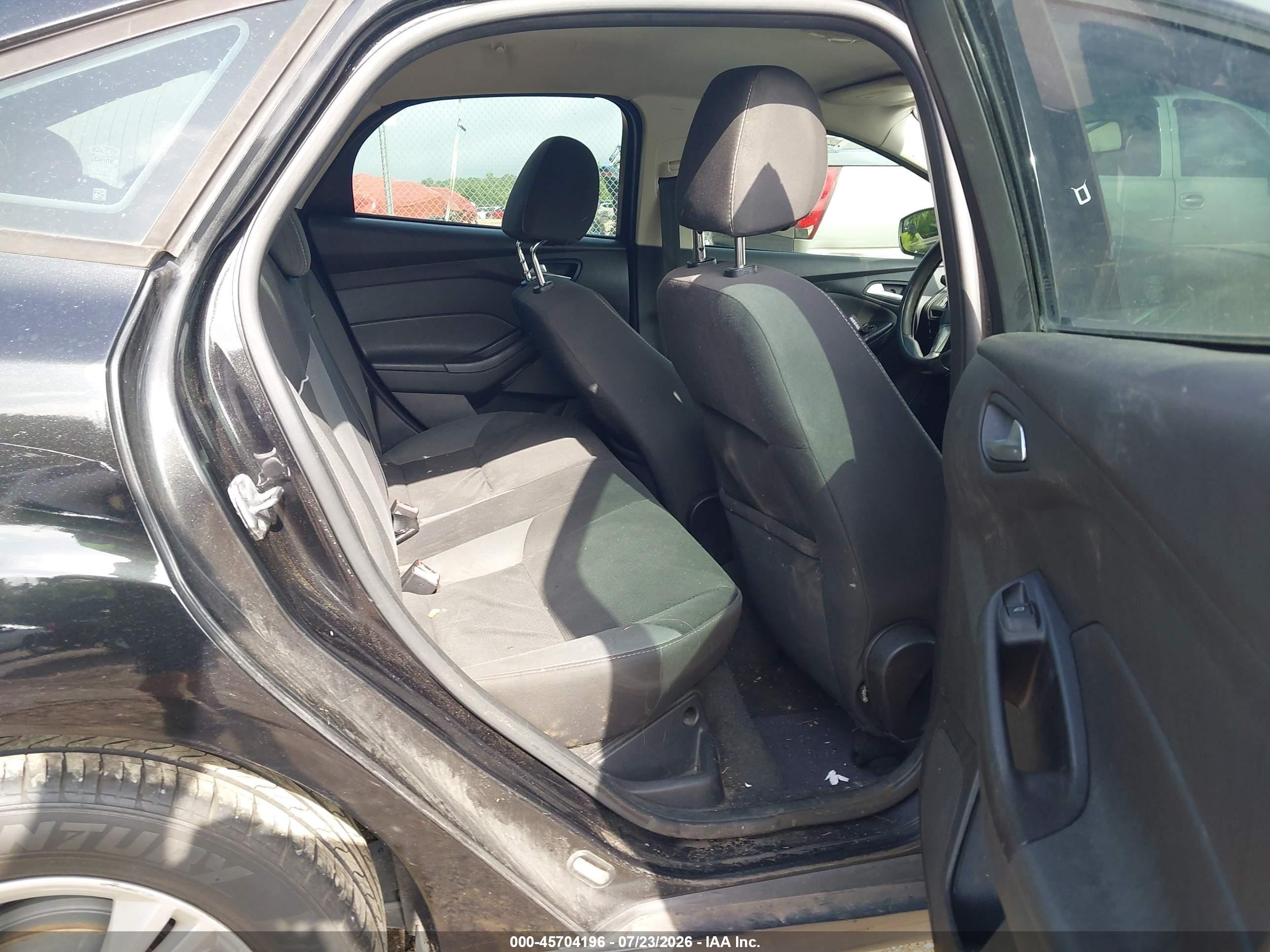 2013 Ford Focus Se Black vin: 1FADP3F2XDL213216
