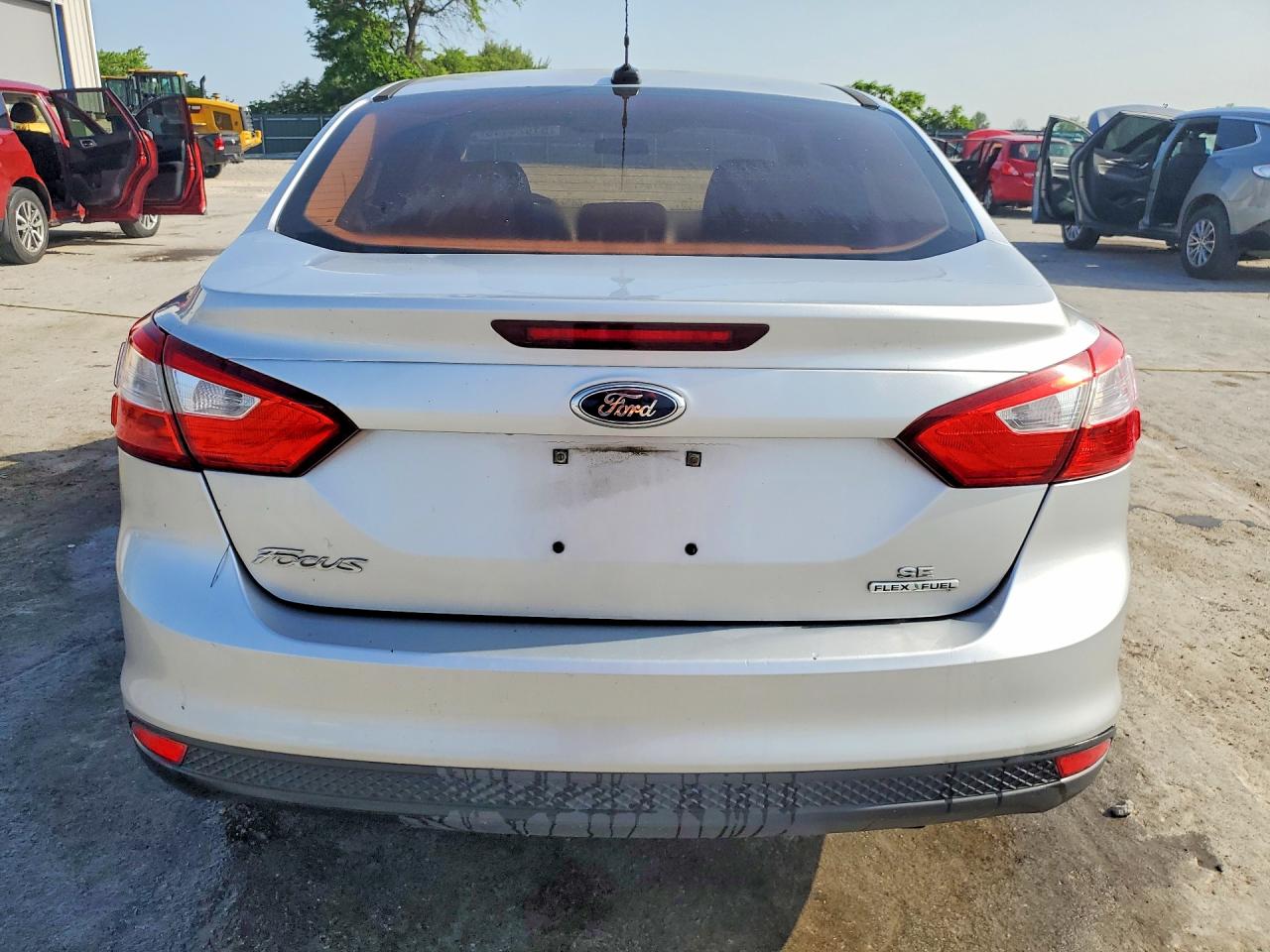 2013 Ford Focus Se Silver vin: 1FADP3F2XDL225107