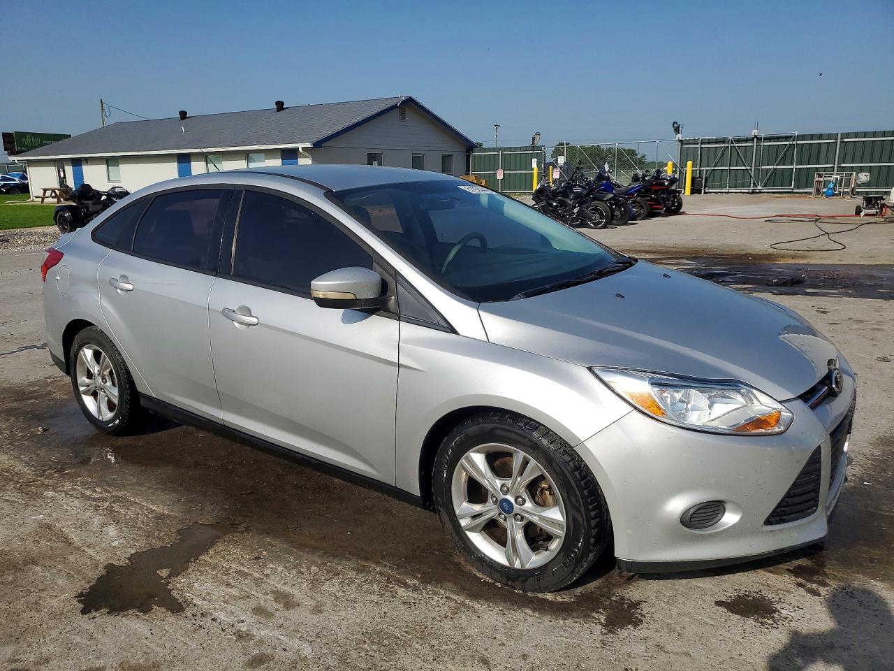 2013 Ford Focus Se Silver vin: 1FADP3F2XDL225107