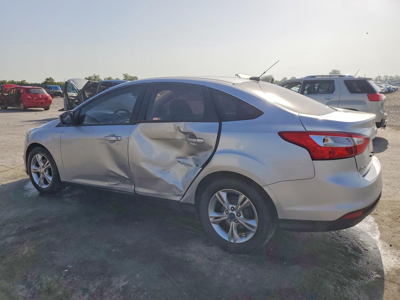 2013 Ford Focus Se Silver vin: 1FADP3F2XDL225107