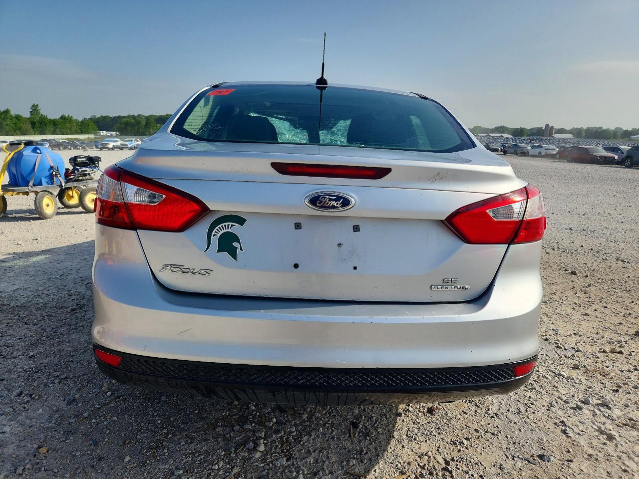 2013 Ford Focus Se Silver vin: 1FADP3F2XDL244367