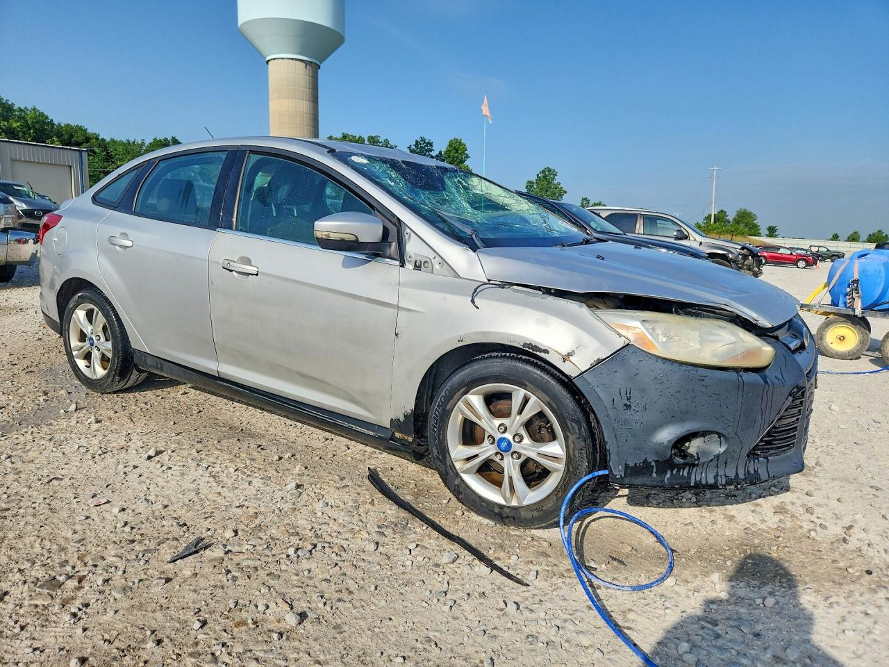 2013 Ford Focus Se Silver vin: 1FADP3F2XDL244367