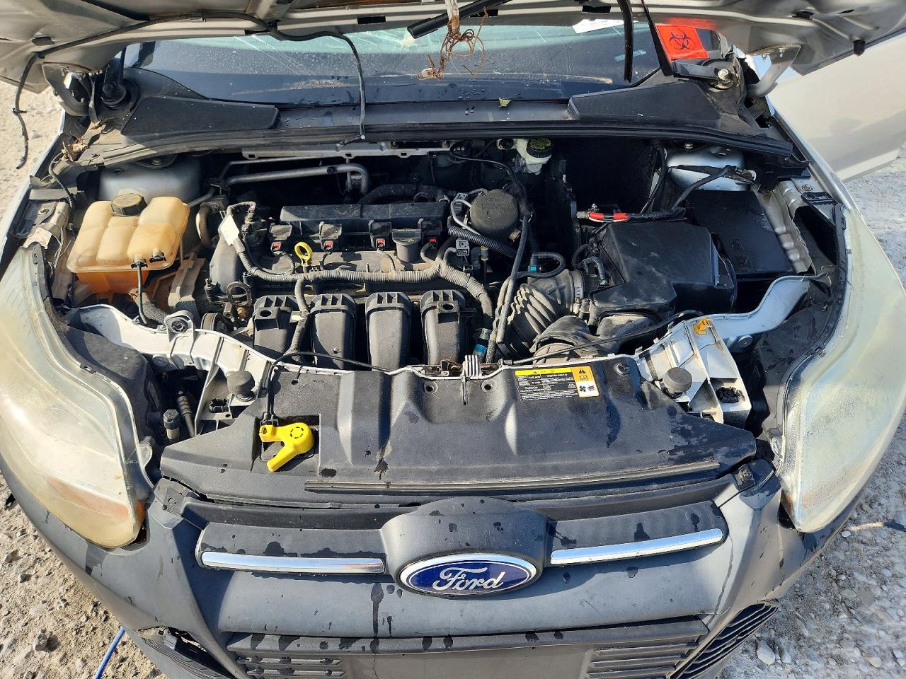 2013 Ford Focus Se Silver vin: 1FADP3F2XDL244367
