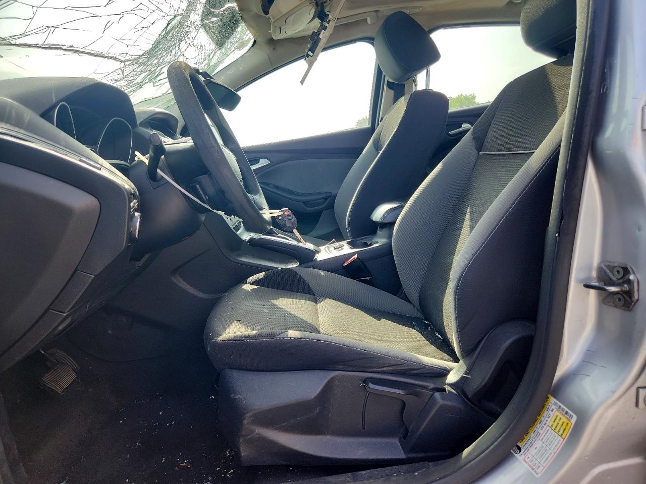 2013 Ford Focus Se Silver vin: 1FADP3F2XDL244367
