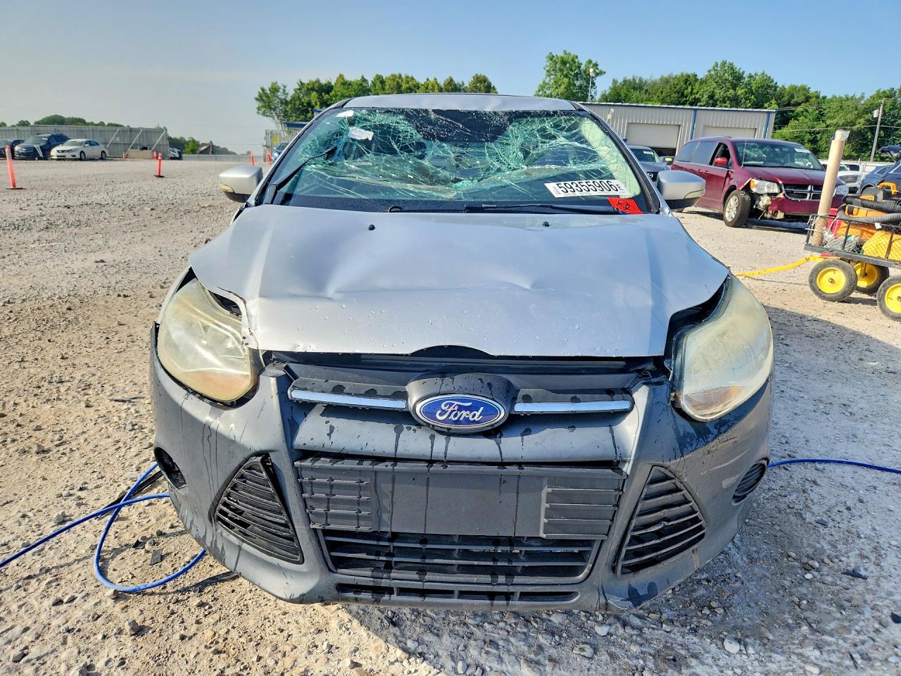 2013 Ford Focus Se Silver vin: 1FADP3F2XDL244367