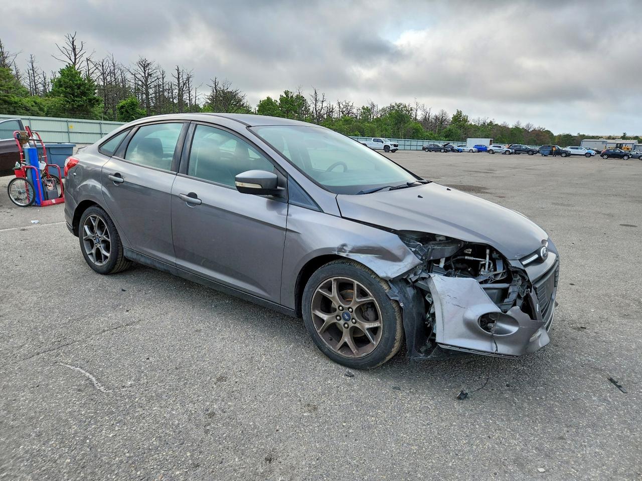 2013 Ford Focus Se Brown vin: 1FADP3F2XDL258172