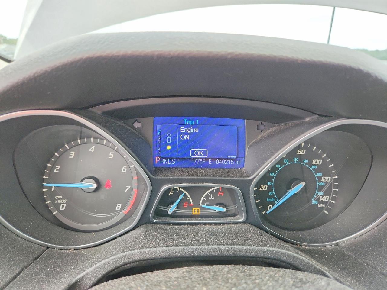 2013 Ford Focus Se Brown vin: 1FADP3F2XDL258172