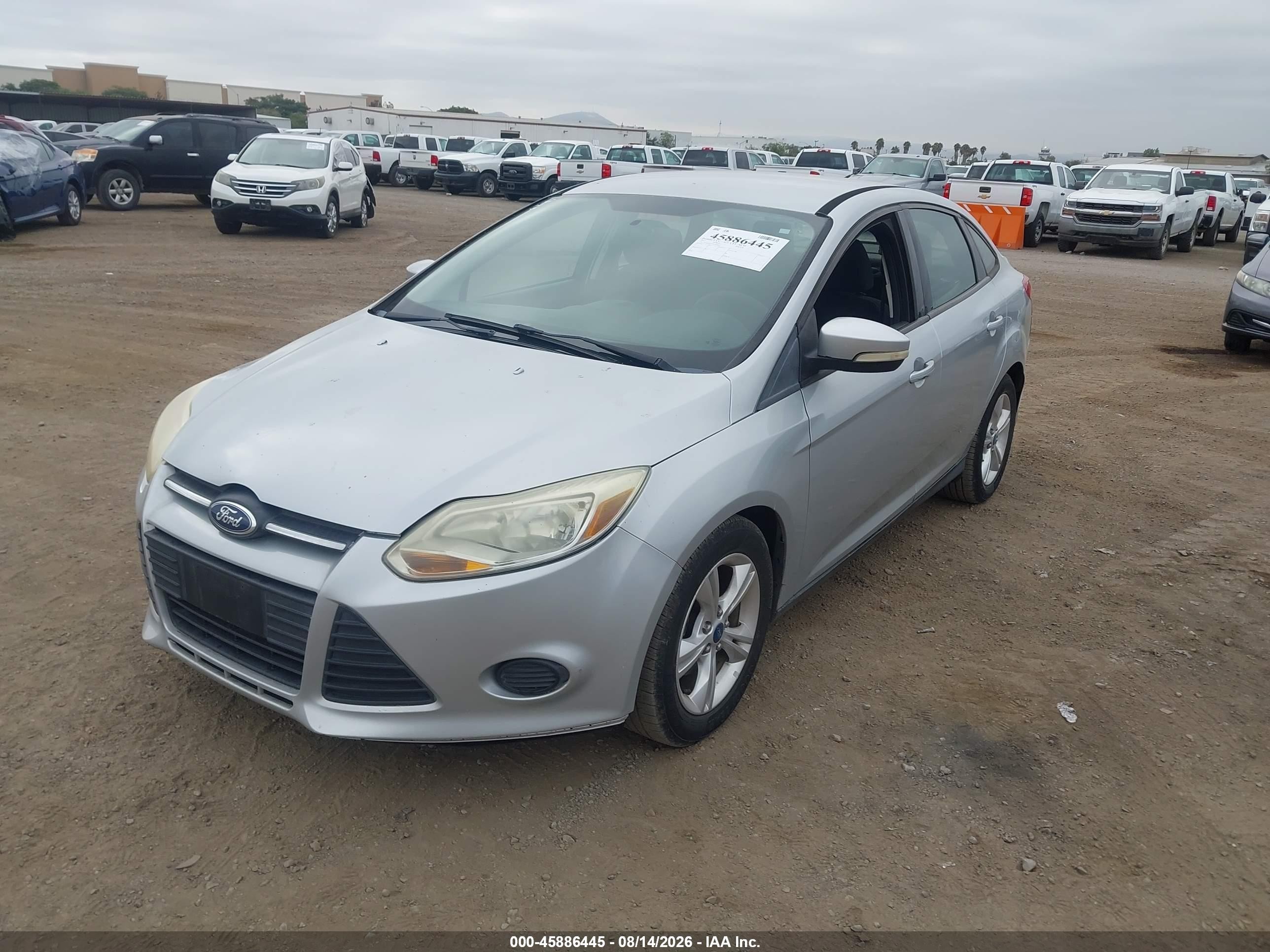 2013 Ford Focus Se Silver vin: 1FADP3F2XDL266644