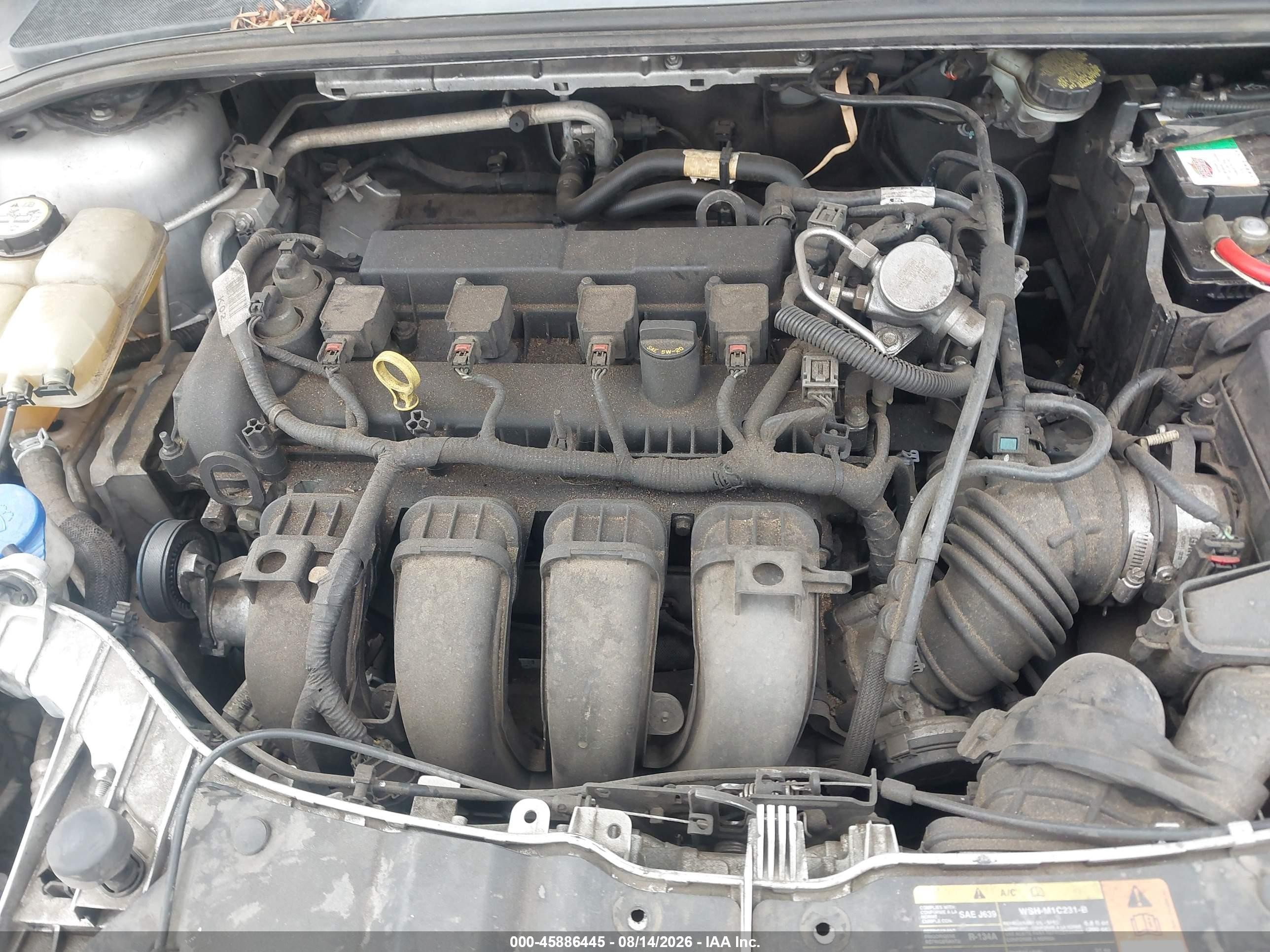 2013 Ford Focus Se Silver vin: 1FADP3F2XDL266644
