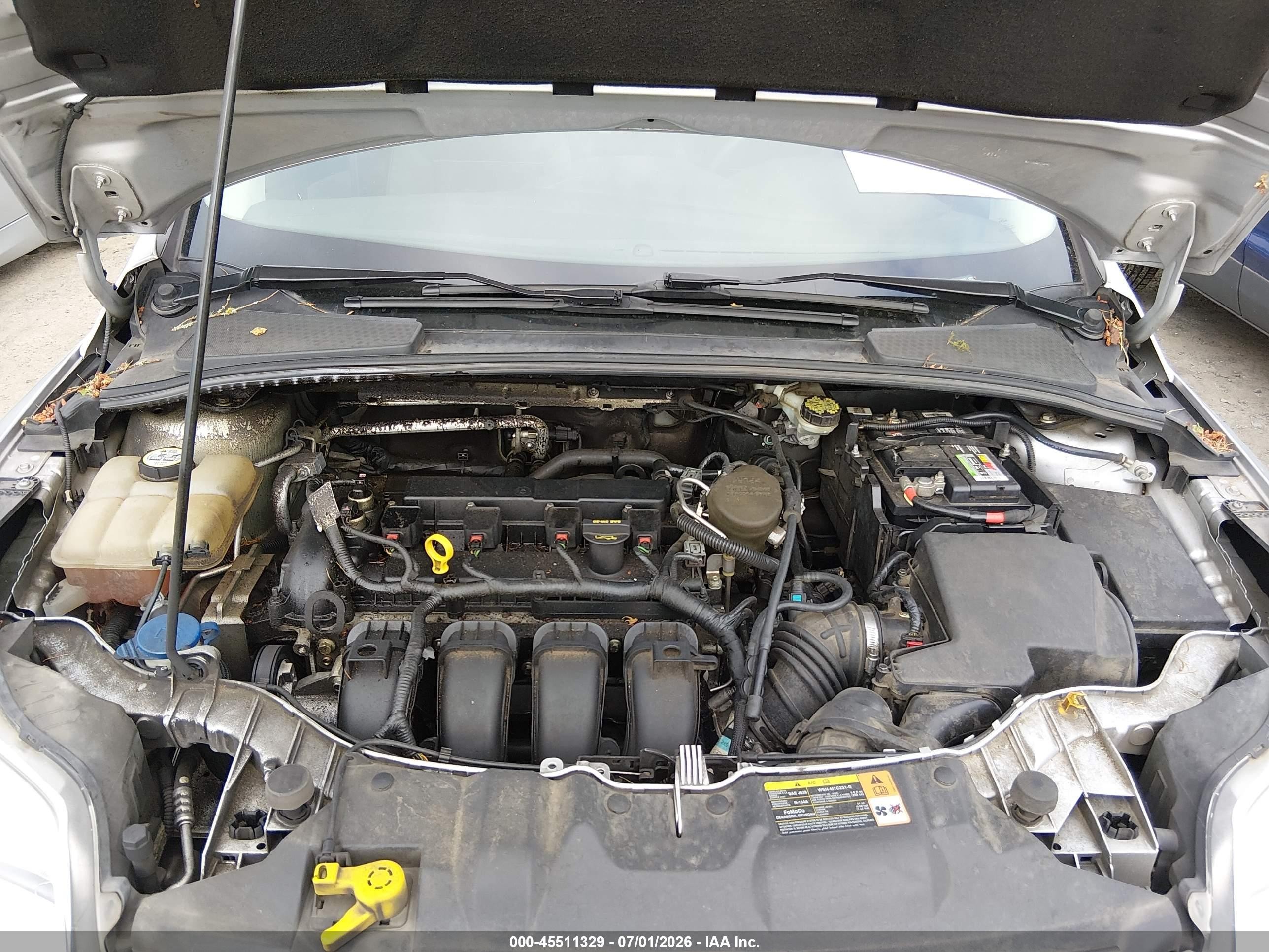 2013 Ford Focus Se Silver vin: 1FADP3F2XDL271620
