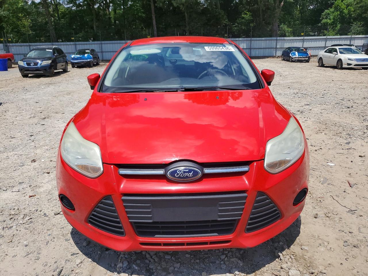 2013 Ford Focus Se Red vin: 1FADP3F2XDL278390