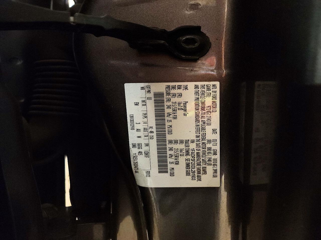 2013 Ford Focus Se Charcoal vin: 1FADP3F2XDL291933