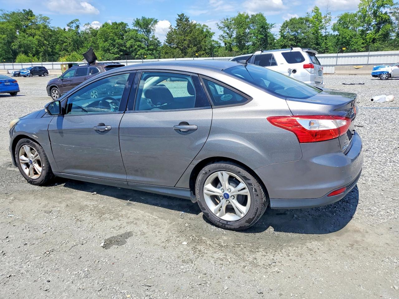 2013 Ford Focus Se Gray vin: 1FADP3F2XDL305376