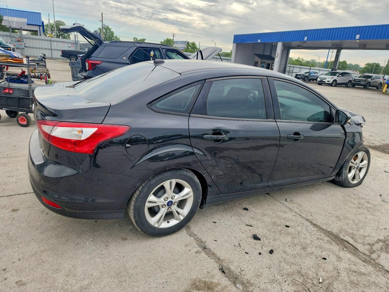 2013 Ford Focus Se Black vin: 1FADP3F2XDL318029