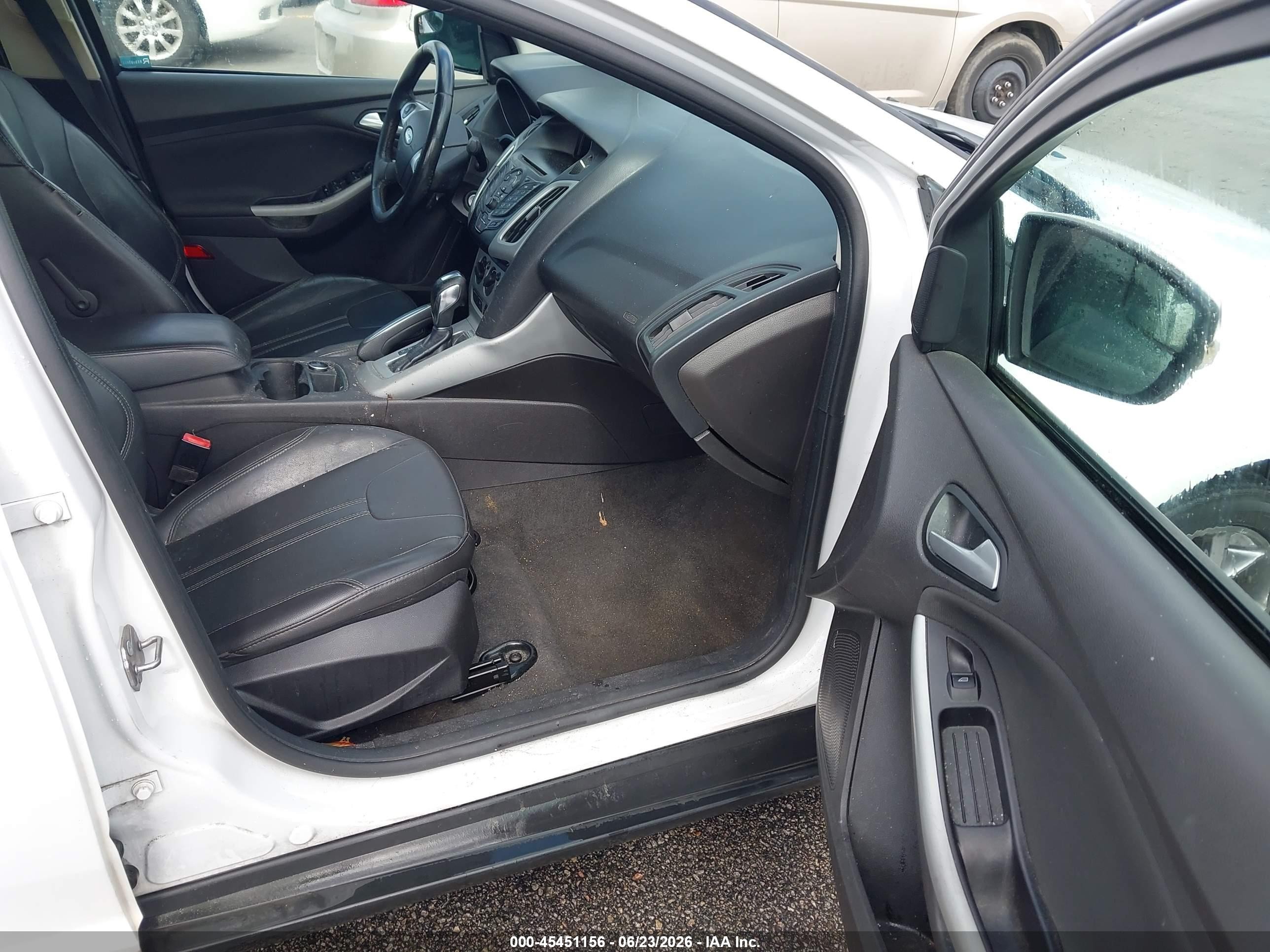 2013 Ford Focus Se White vin: 1FADP3F2XDL326261