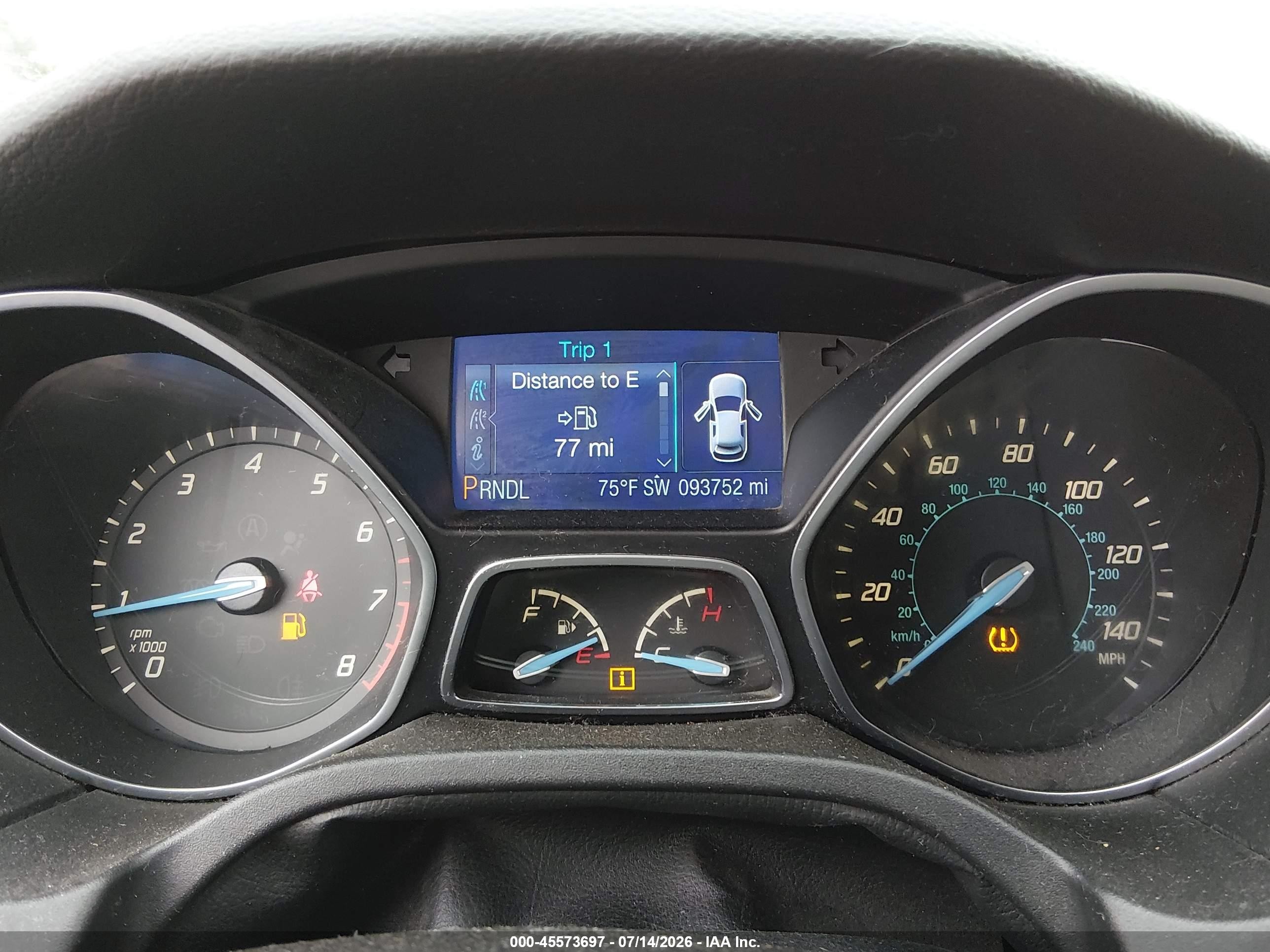 2013 Ford Focus Se Red vin: 1FADP3F2XDL334036