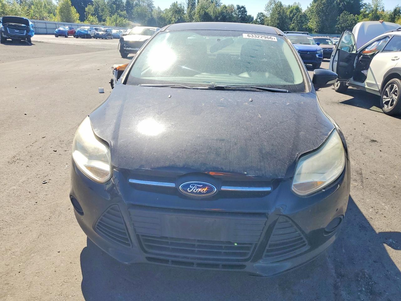 2013 Ford Focus Se Black vin: 1FADP3F2XDL340693