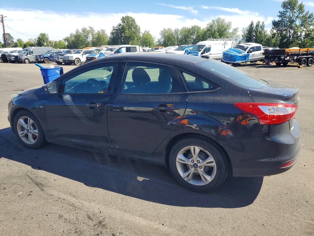 2013 Ford Focus Se Black vin: 1FADP3F2XDL340693