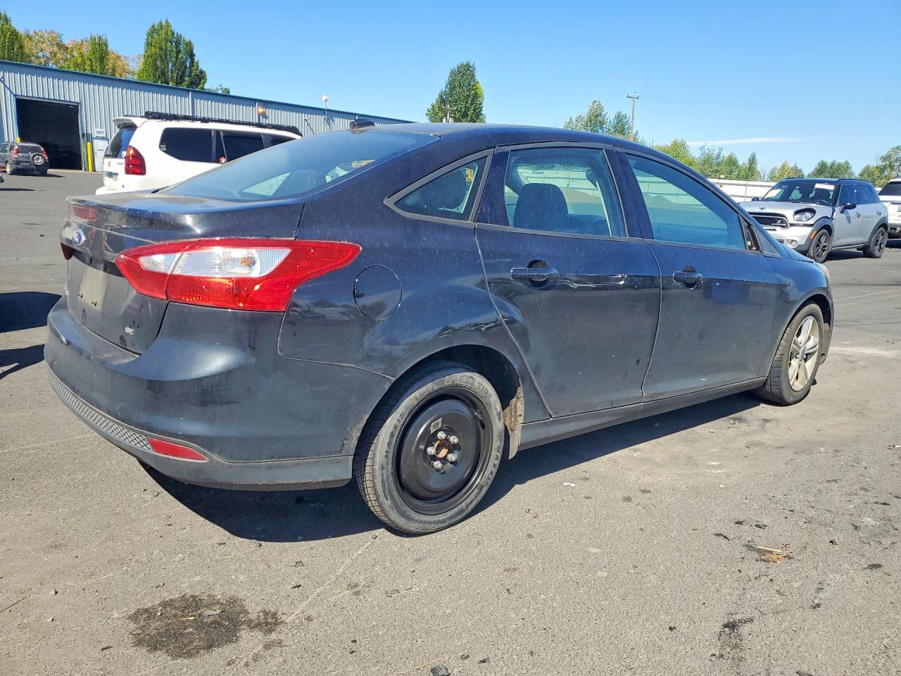 2013 Ford Focus Se Black vin: 1FADP3F2XDL340693