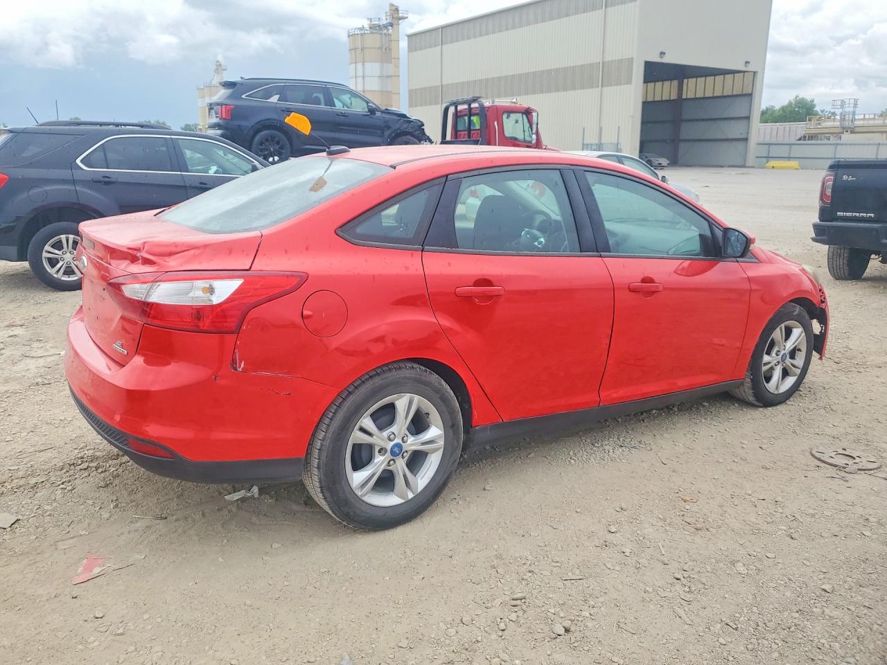 2013 Ford Focus Se Red vin: 1FADP3F2XDL362354