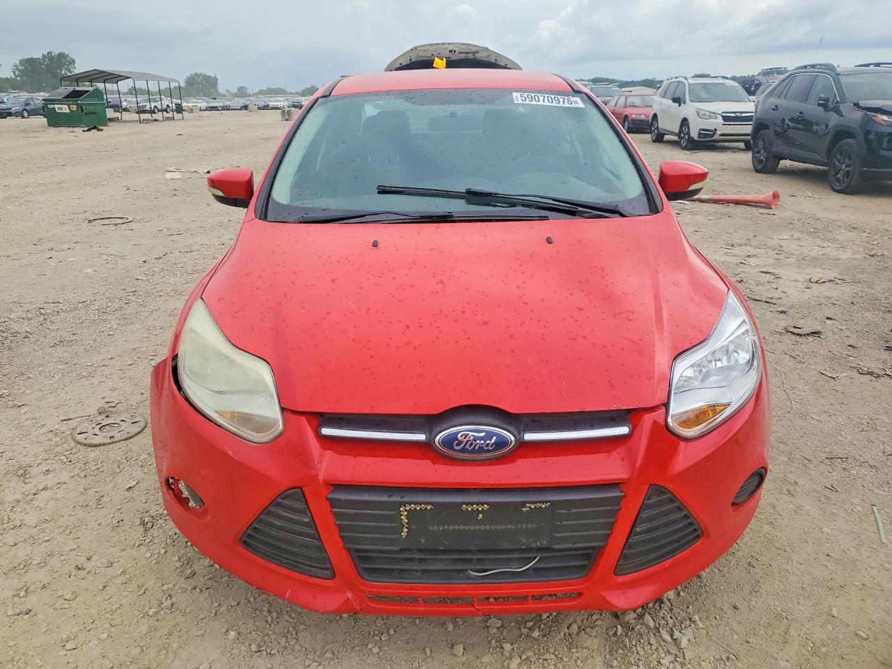 2013 Ford Focus Se Red vin: 1FADP3F2XDL362354