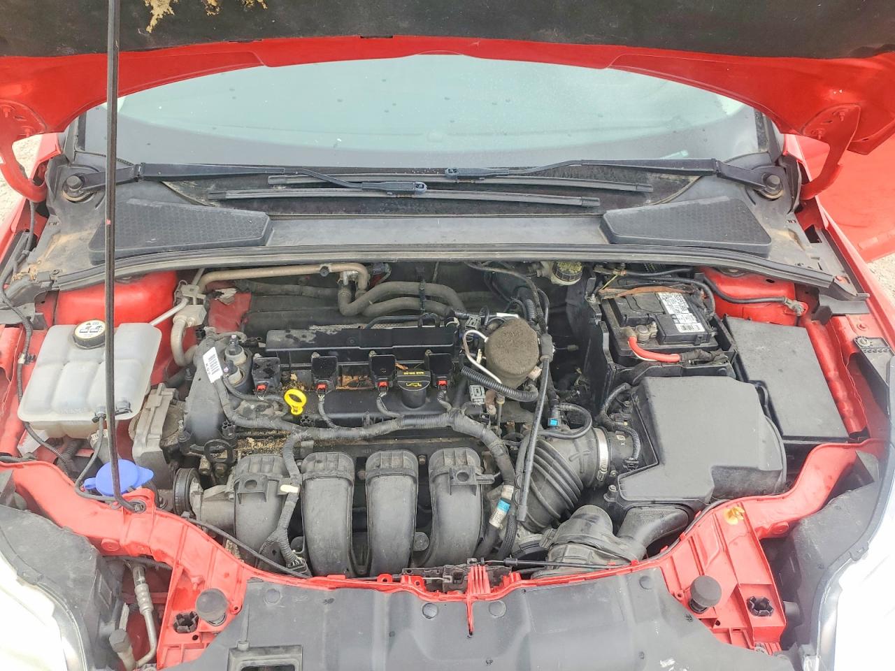 2013 Ford Focus Se Red vin: 1FADP3F2XDL362354