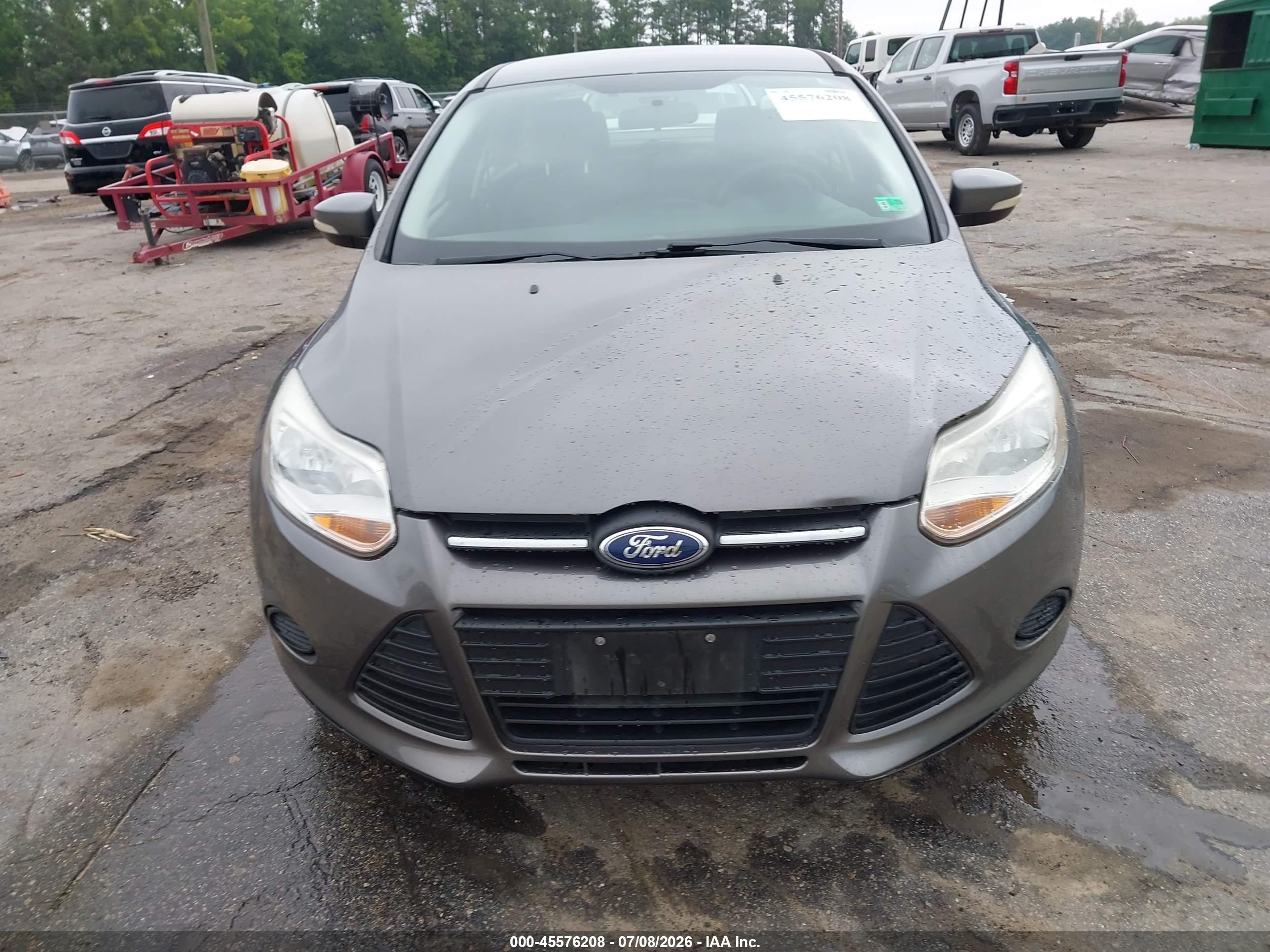 2013 Ford Focus Se Серый vin: 1FADP3F2XDL370003